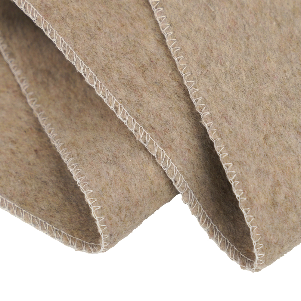 50% vuna, 40% poliester, 10% ostala vlakna, 720G/M, boja paste graha, debela dvostrana vunena tkanina, ML-0124-4382-1