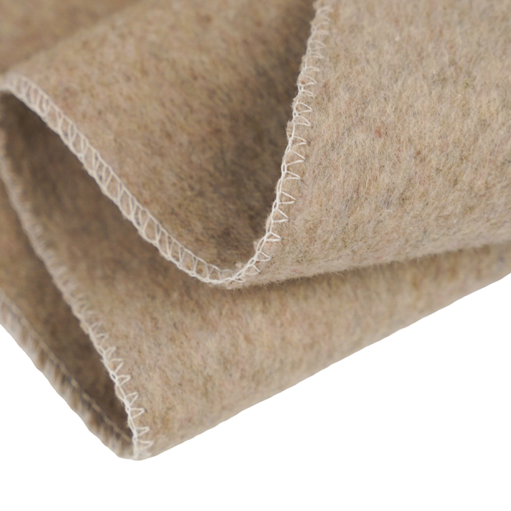 50% vuna, 40% poliester, 10% ostala vlakna, 720G/M, boja paste graha, debela dvostrana vunena tkanina, ML-0124-4382-1