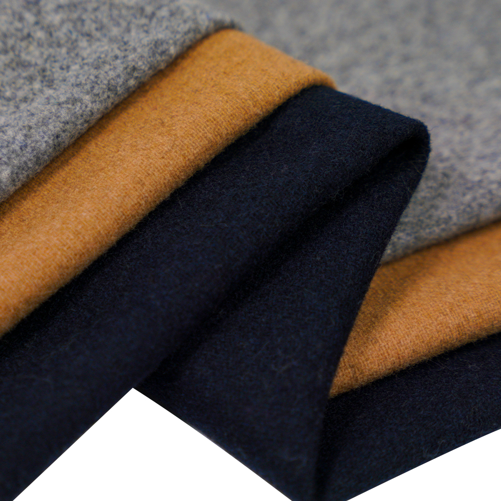 50% vuna, 40% poliester, 10% ostala vlakna, 340G/M, kamila, flanelska tkanina, ML-S0624-201-9