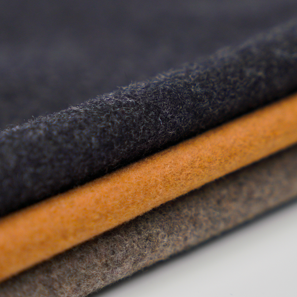 60% vuna, 30% poliester, 10% ostala vlakna, 800G/M, tamno siva, Melton ML-90345