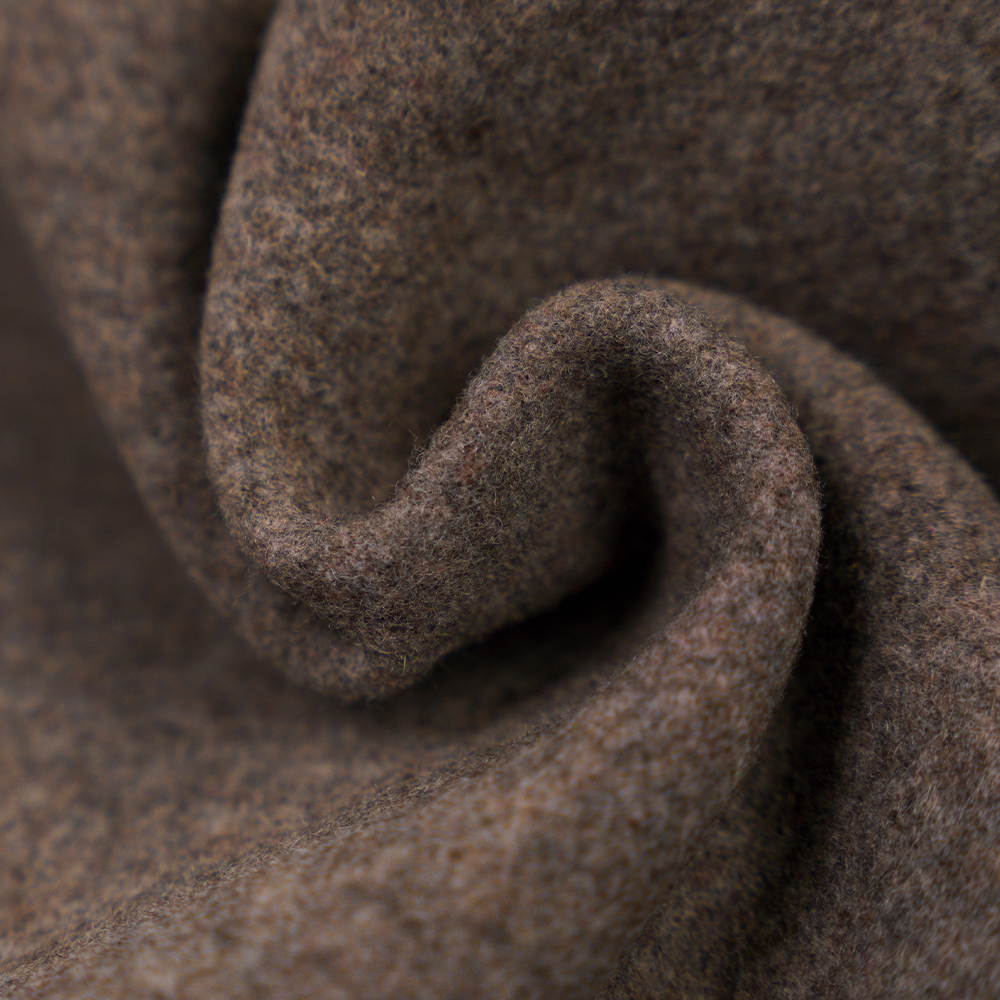 70% vuna, 10% kašmir, 10% poliester, 10% druga vlakna, 670G/M, miješana kava, Melton tkanina, ML-232270-670