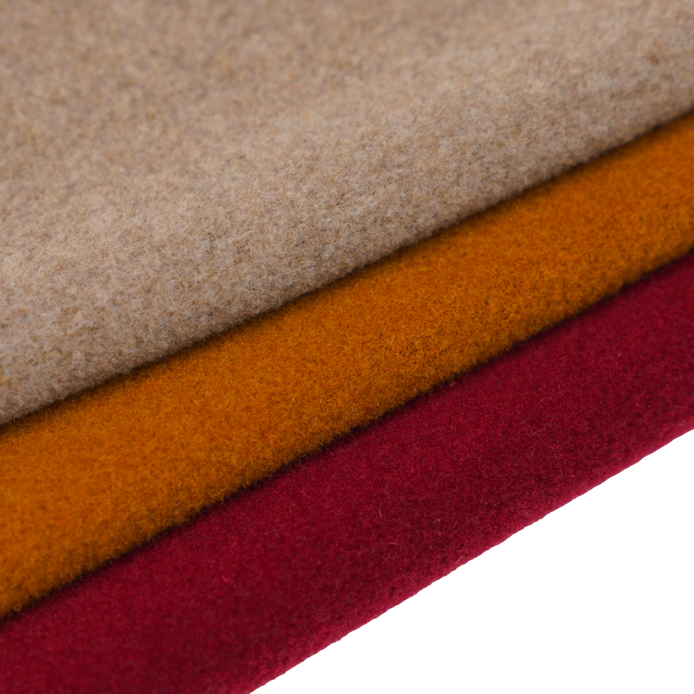 50% vuna, 50% druga vlakna, 750G/M, žuta kamila, baršunasta tkanina, ML-DALAN-D