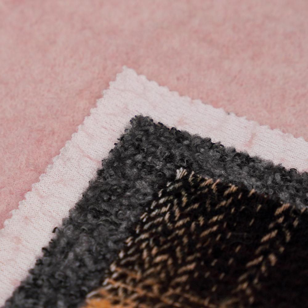 40% vuna, 60% poliester, 540G/M, crno-bijelo, kružna tkanina od tvida, ML-8021071